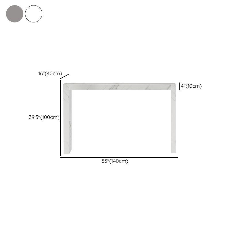 Modern Bar Dining Table Stone Rectangle Bar Table for Living Room