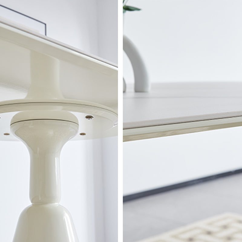 Oval 1/2/4/5/6/7 Piece Table and Chair Set White Dining Table Sets