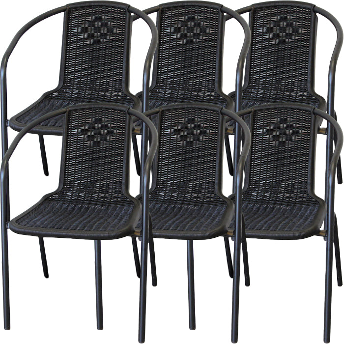 Contemporary Style Arm Chair Plastic Dining Accent Chair for Dining Room