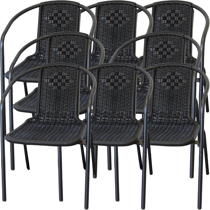 Contemporary Style Arm Chair Plastic Dining Accent Chair for Dining Room