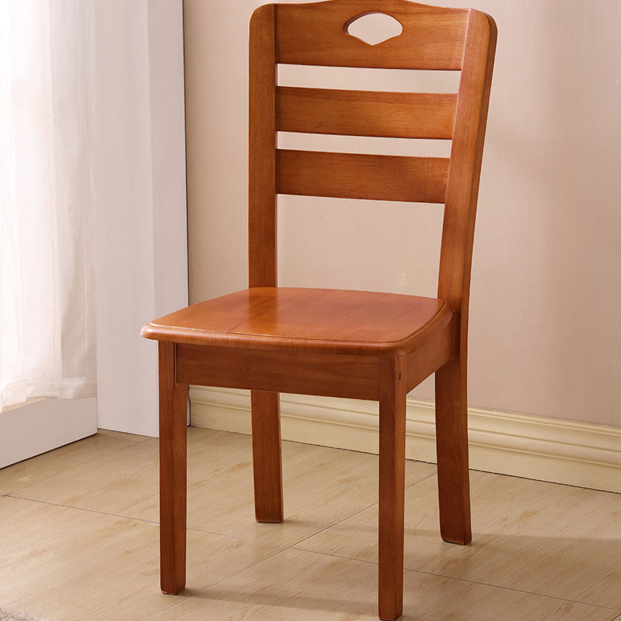 Solid Wood Dining Chairs Modern Style Home Armless Dining Chairs