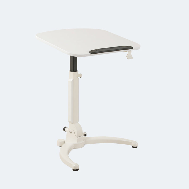 Contemporary Wooden Study Desk Multifunctional Lifting Desk with Metal Base