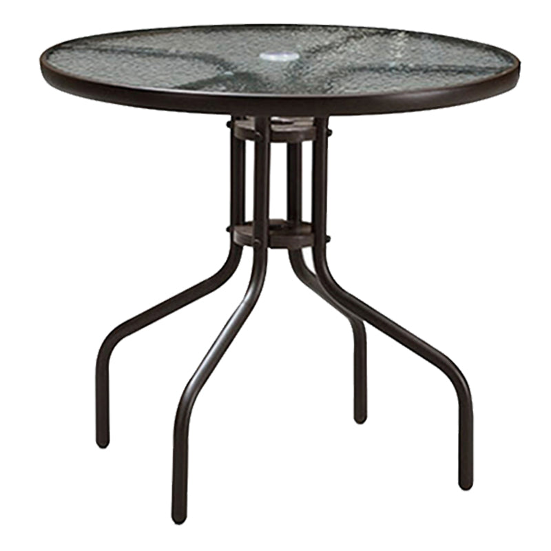 Modern Glass Dining Room Chair and Table Set with Standard Table for Coffee Shop