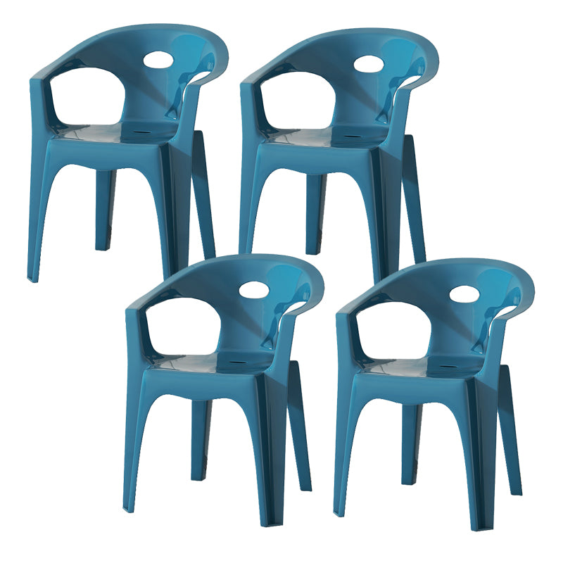 Contemporary Style Dining Set Plastic Square 1/5/10 Pcs Dining Table Set