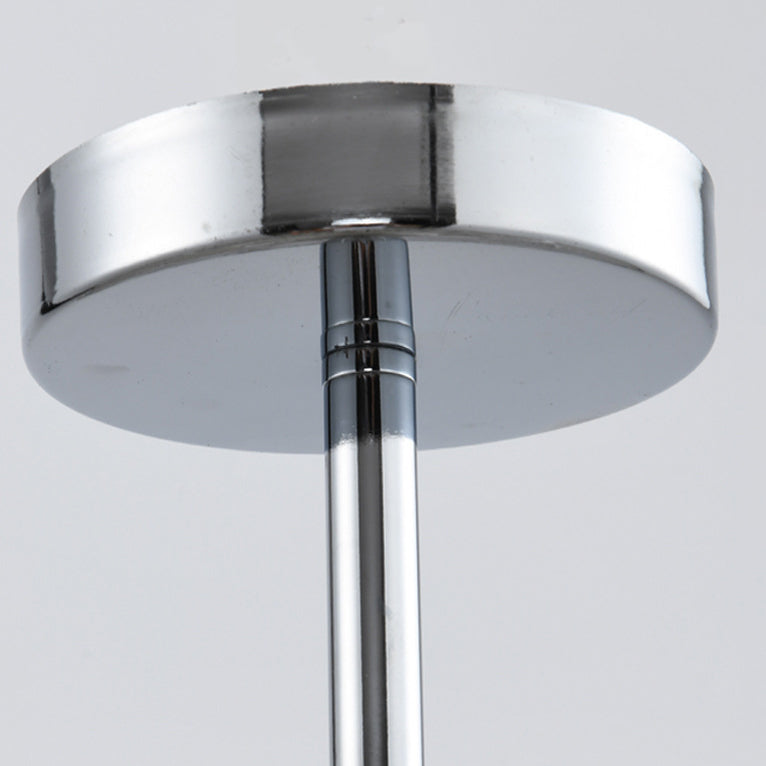 Cylinder Flush Mount Fixture Modern Crystal Flush Light for Living Room