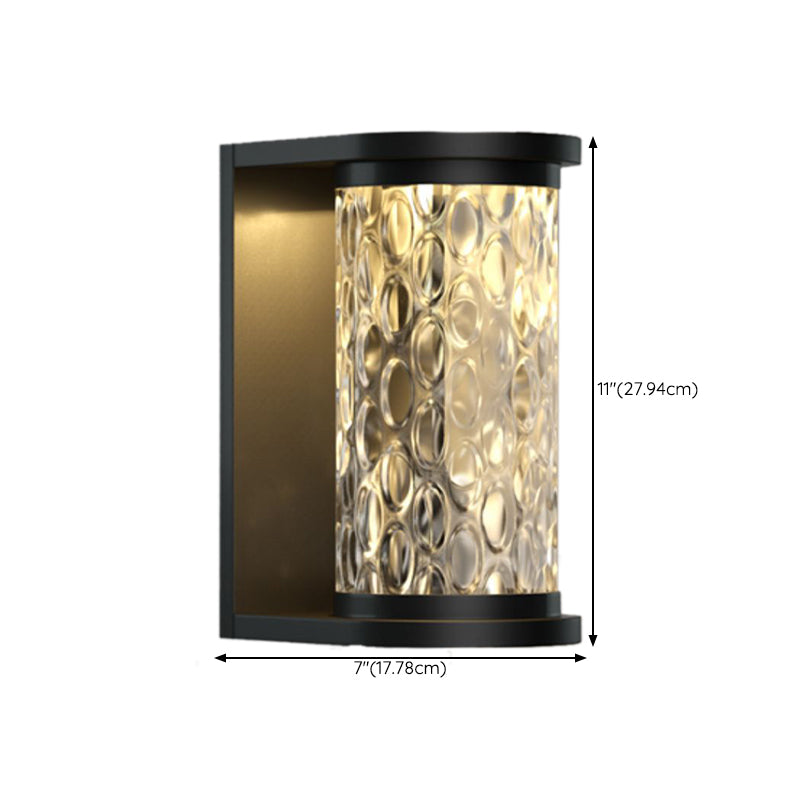 Modernism Wall Sconce Waterproof Sconce Light Fixture for Courtyard