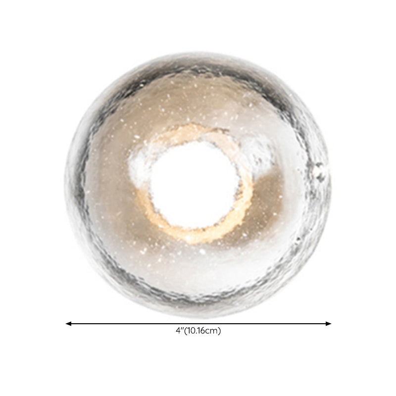 Simple Round Wall Sconce Waterproof LED Sconce Light Fixture for Courtyard