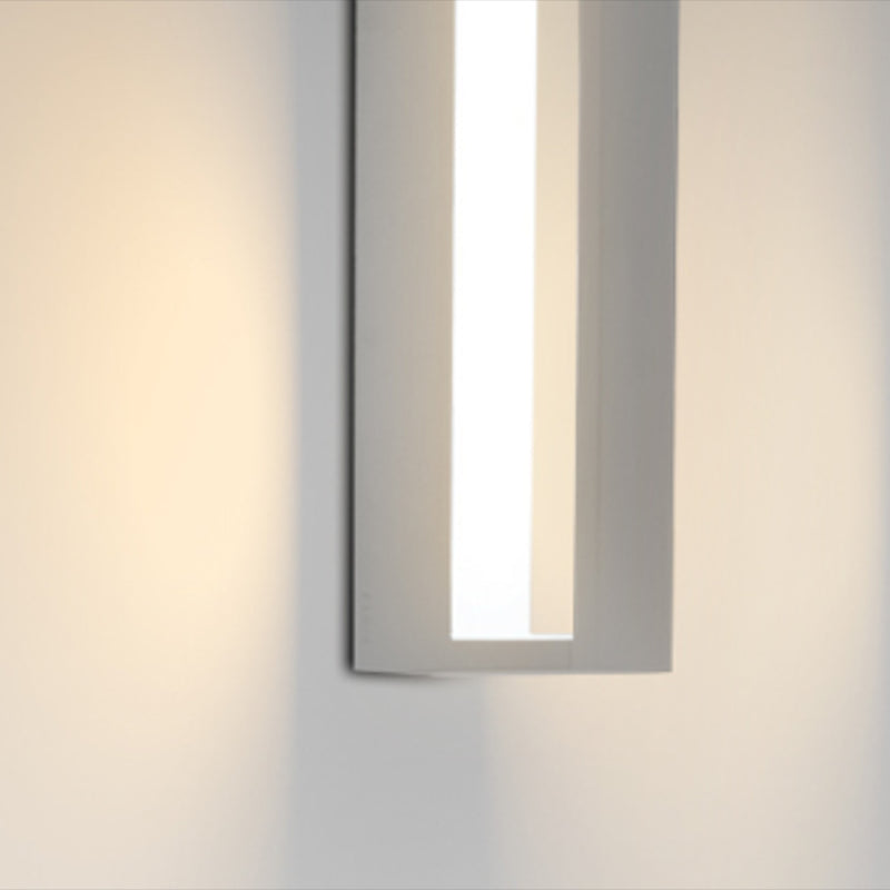 Minimalism Wall Sconce Metal Outdoor Sconce Light Fixture for Courtyard