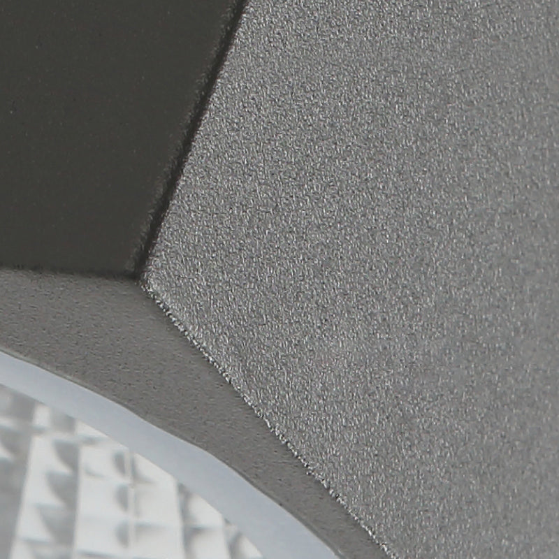 Modernism Wall Sconce Black Outdoor Sconce Light Fixture for Courtyard