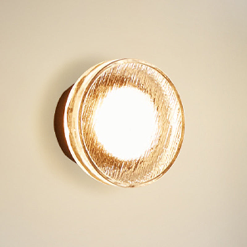 Simple Round Wall Sconce Waterproof LED Sconce Light Fixture