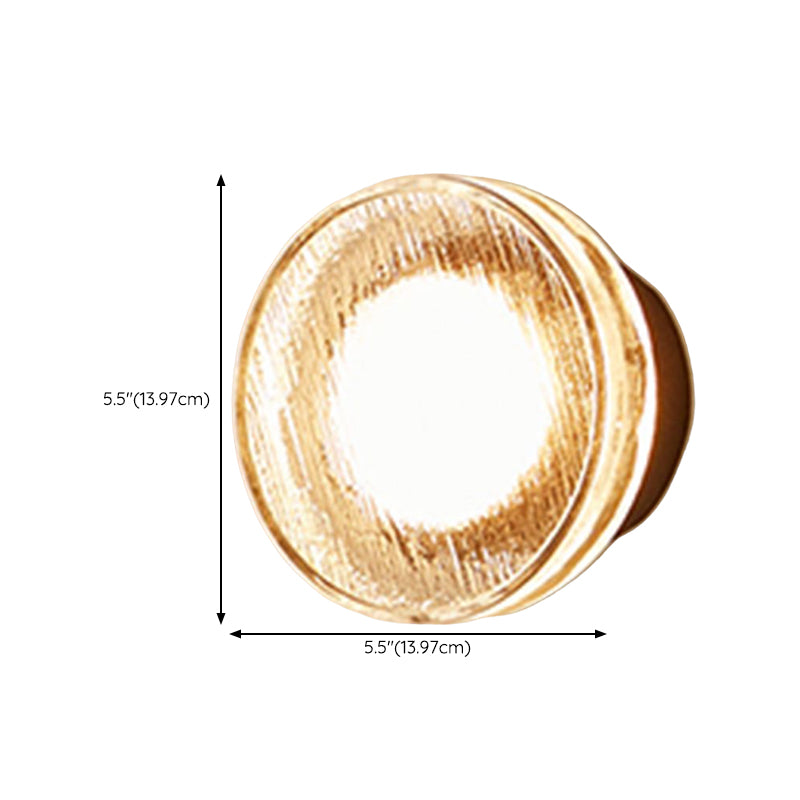 Simple Round Wall Sconce Waterproof LED Sconce Light Fixture