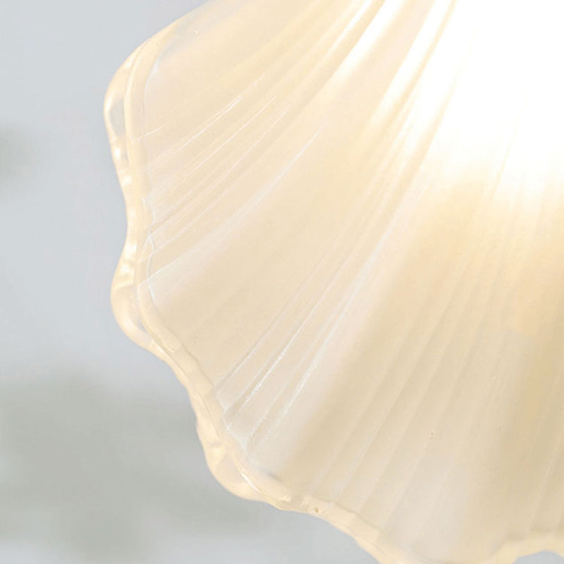 Contemporary Glass Shade Wall Light 1-Light Wall Mounted Light Fixture for Bedroom