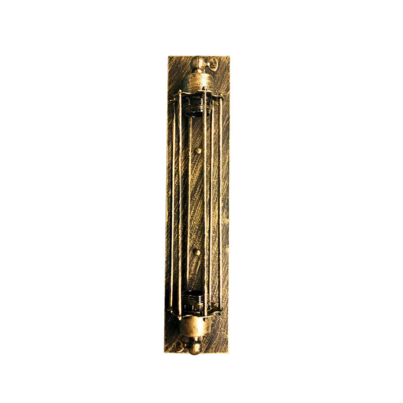 Contemporary Wall Sconce Cylinder Shape Vanity Lamp with Metal Shade for Bathroom