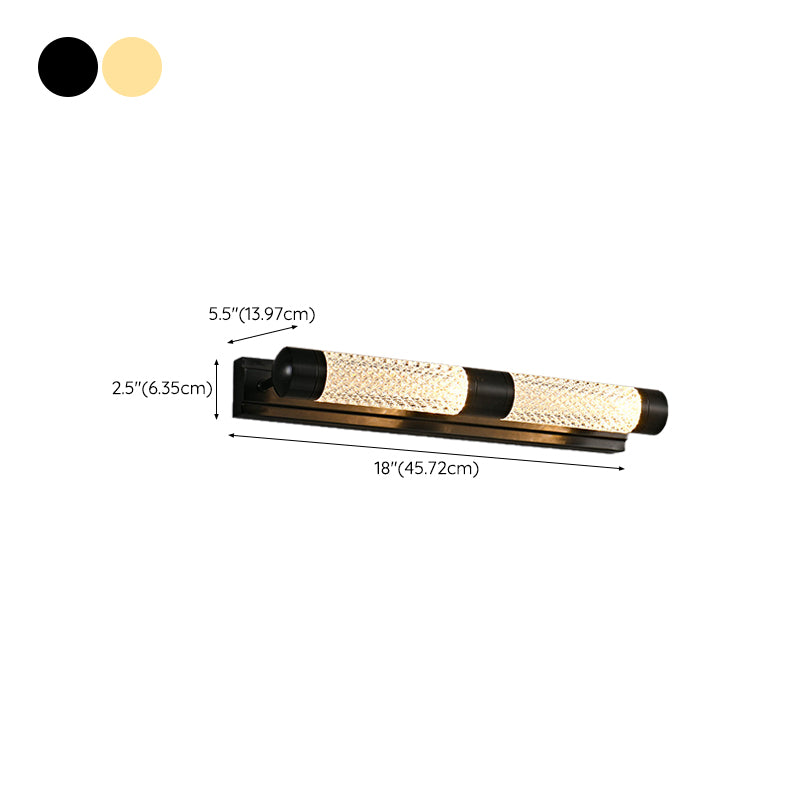 Modern Unique Shape Wall Mounted Light Metal Wall Sconce for Bathroom