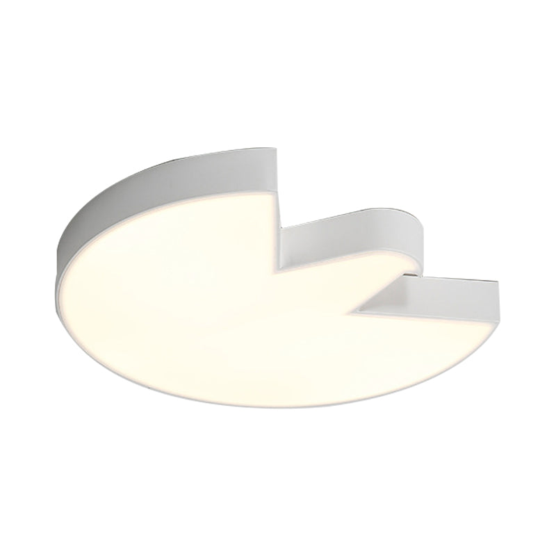 White/Black Pigeon Ceiling Flush Contemporary Acrylic LED Flushmount Lighting for Bedroom