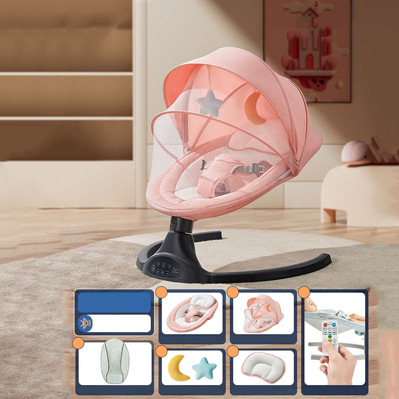 Electric Bedside Oval Bassinets Washable Side Crib Machine for Bedroom