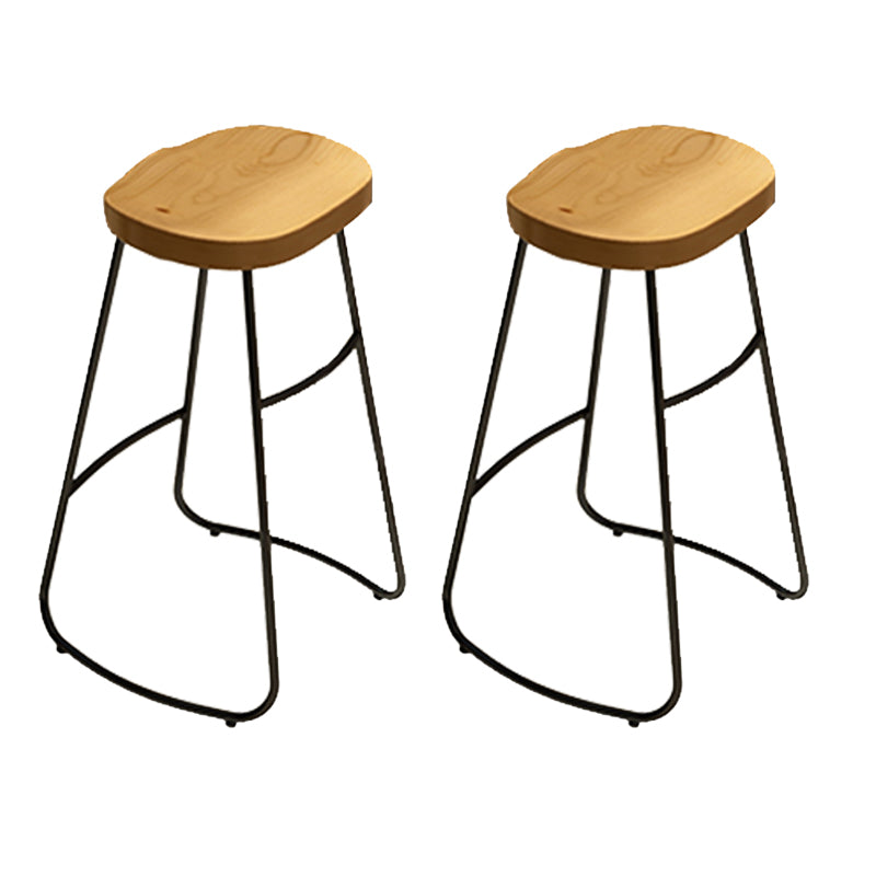 Modern 1/2/4/7 Pcs Bar Table Set Wood Rectangular Bar Set in Natural