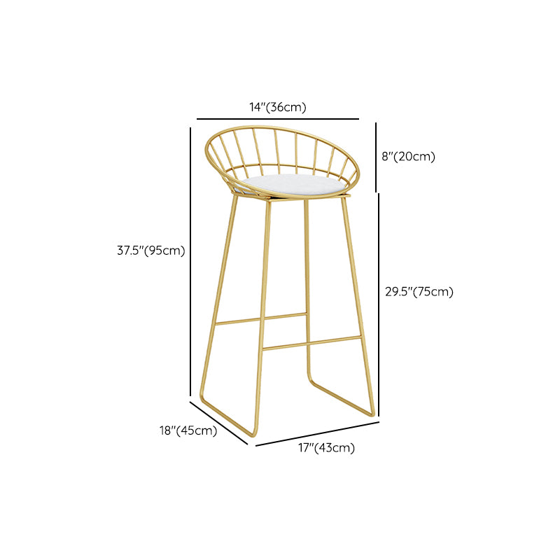 Glam Rectangle Bar Table Set 1/5 Pcs Metal Frame Bar Table with Upholstered Stools