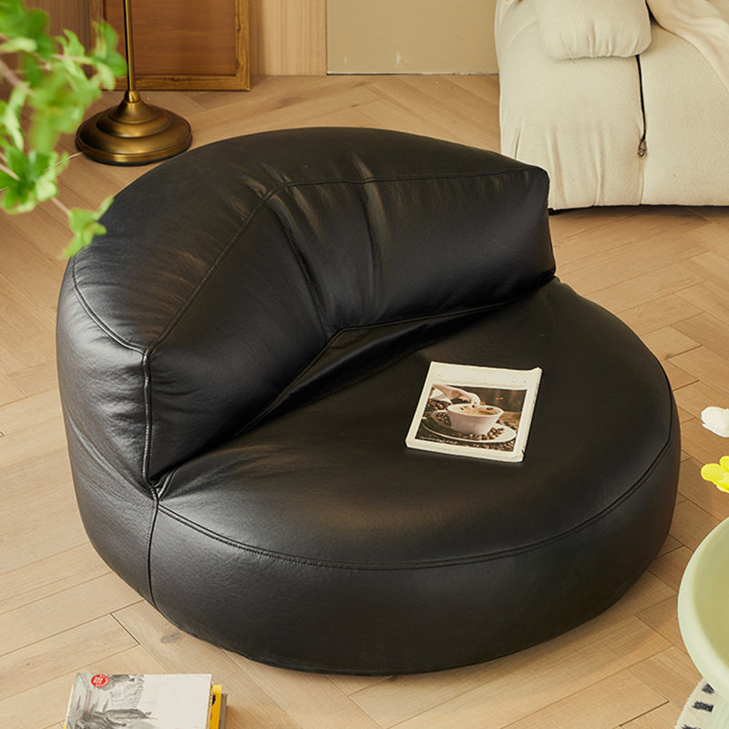 Contemporary Armless Single Sofa Chair Solid Color Accent Chair