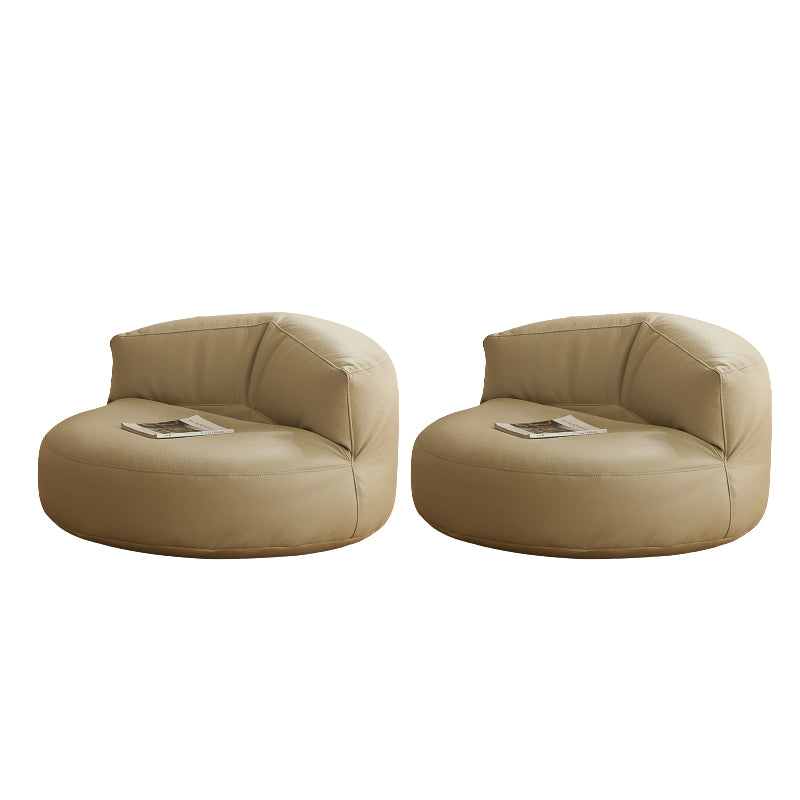 Contemporary Armless Single Sofa Chair Solid Color Accent Chair