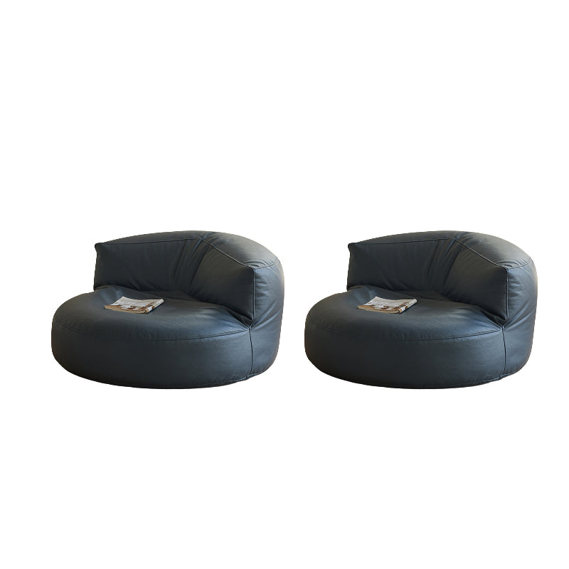 Contemporary Armless Single Sofa Chair Solid Color Accent Chair