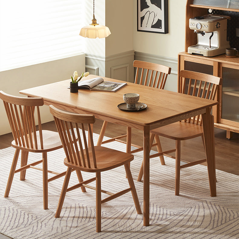 Solid Wood Dining Room Set Contemporary 1/5 Piece Dining Table Sets