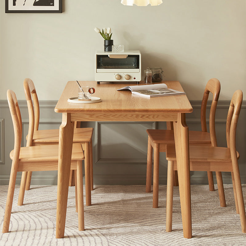 Solid Wood Dining Room Set Contemporary 1/5 Piece Dining Table Sets
