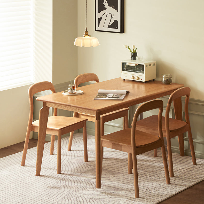 Solid Wood Dining Room Set Contemporary 1/5 Piece Dining Table Sets