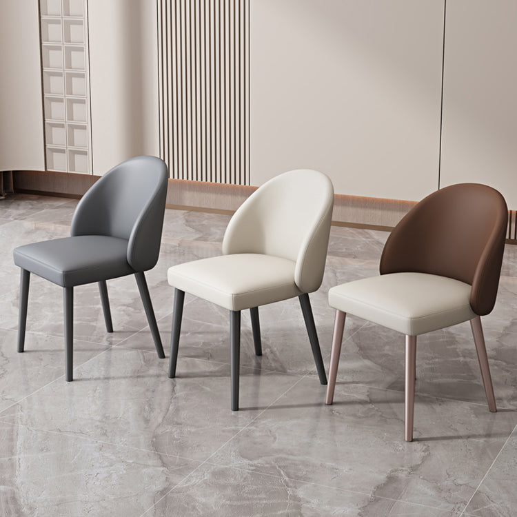 Modern Metal Chair Parsons Kitchen Dining Side Chair for Dinning Room