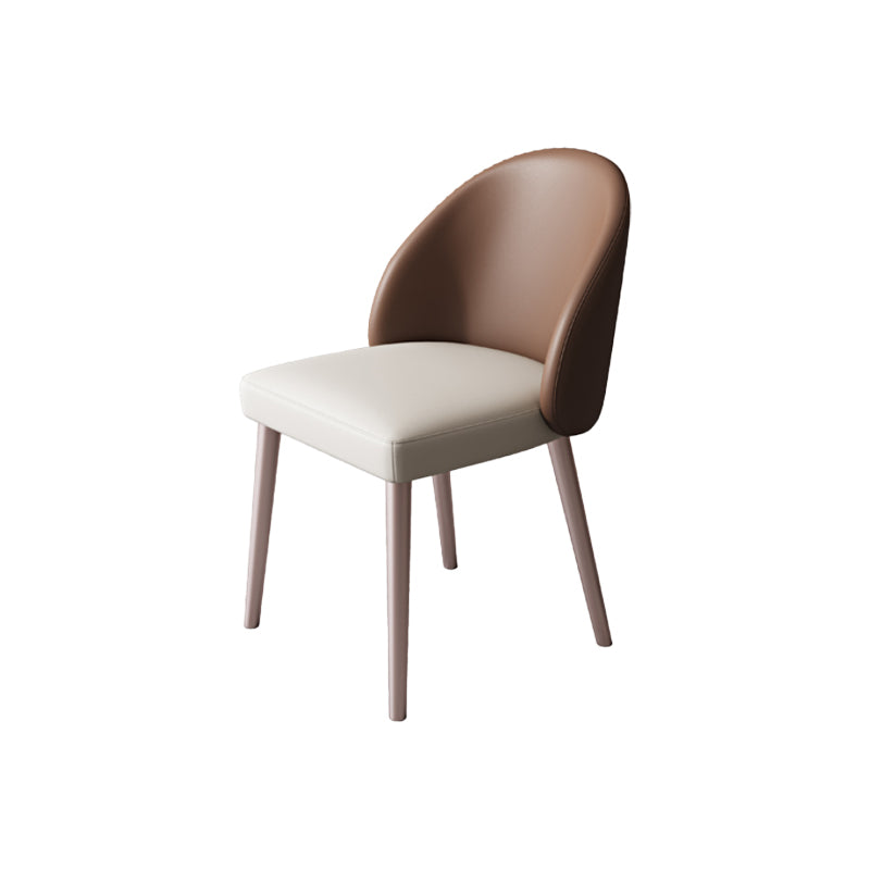 Modern Metal Chair Parsons Kitchen Dining Side Chair for Dinning Room