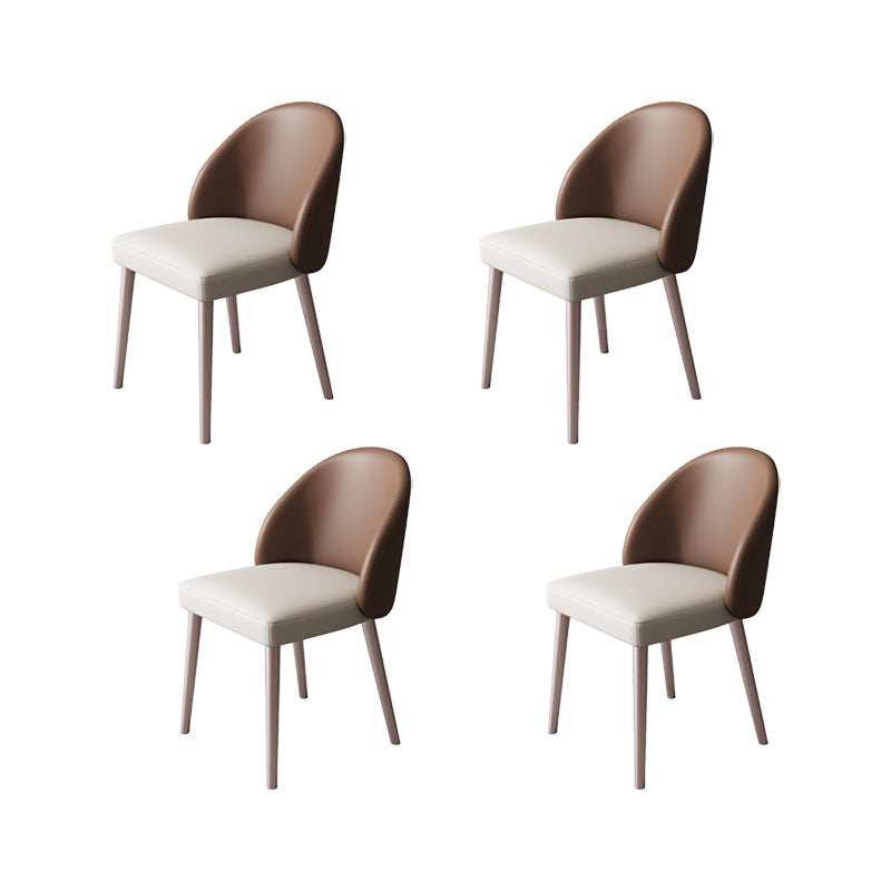 Modern Metal Chair Parsons Kitchen Dining Side Chair for Dinning Room