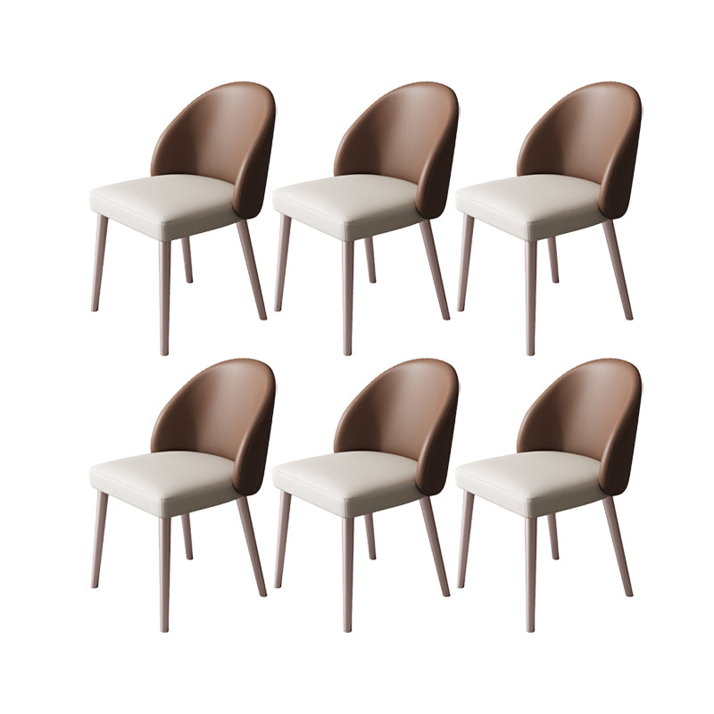 Modern Metal Chair Parsons Kitchen Dining Side Chair for Dinning Room