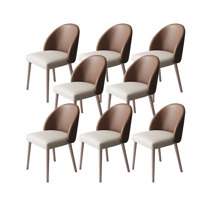 Modern Metal Chair Parsons Kitchen Dining Side Chair for Dinning Room