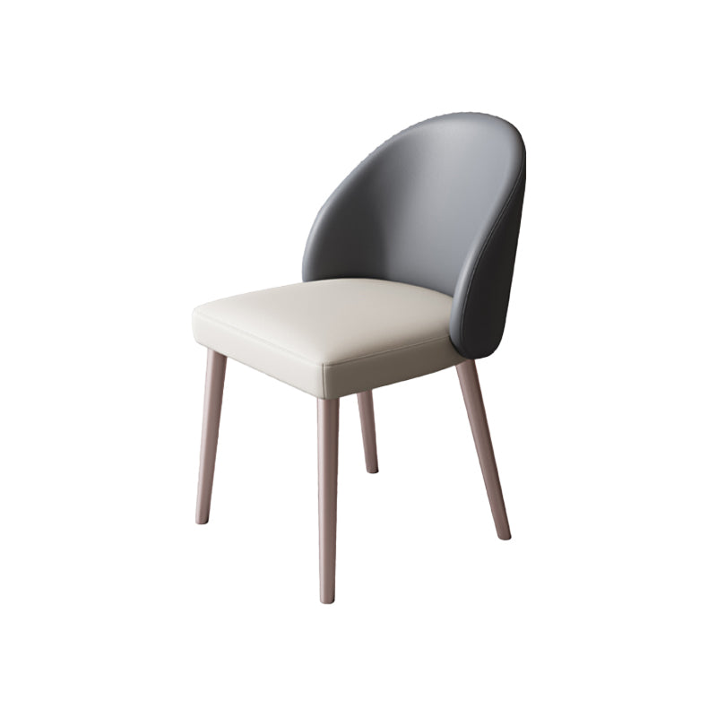 Modern Metal Chair Parsons Kitchen Dining Side Chair for Dinning Room