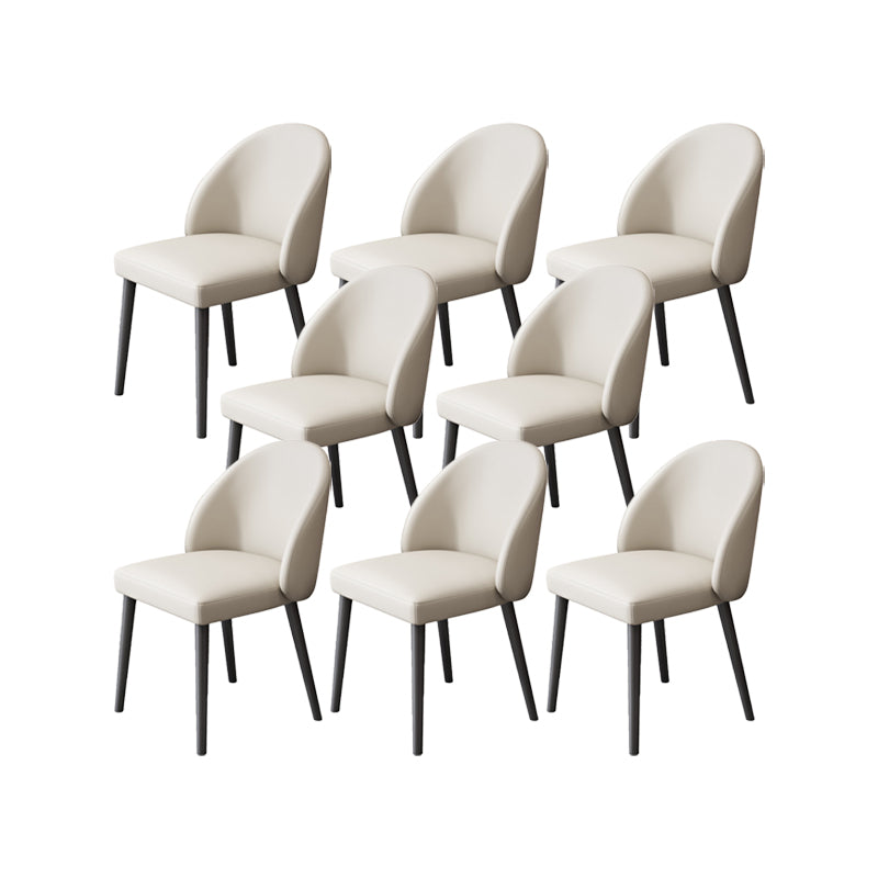 Modern Metal Chair Parsons Kitchen Dining Side Chair for Dinning Room