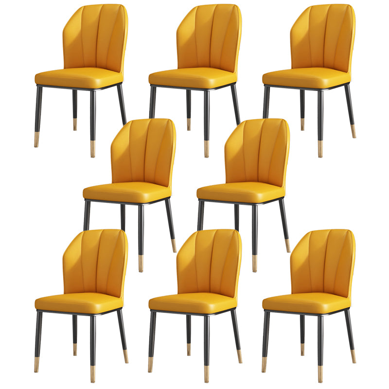 Luxury Style Metal Chair Parsons Kitchen Dining Side Chair for Dinning Room