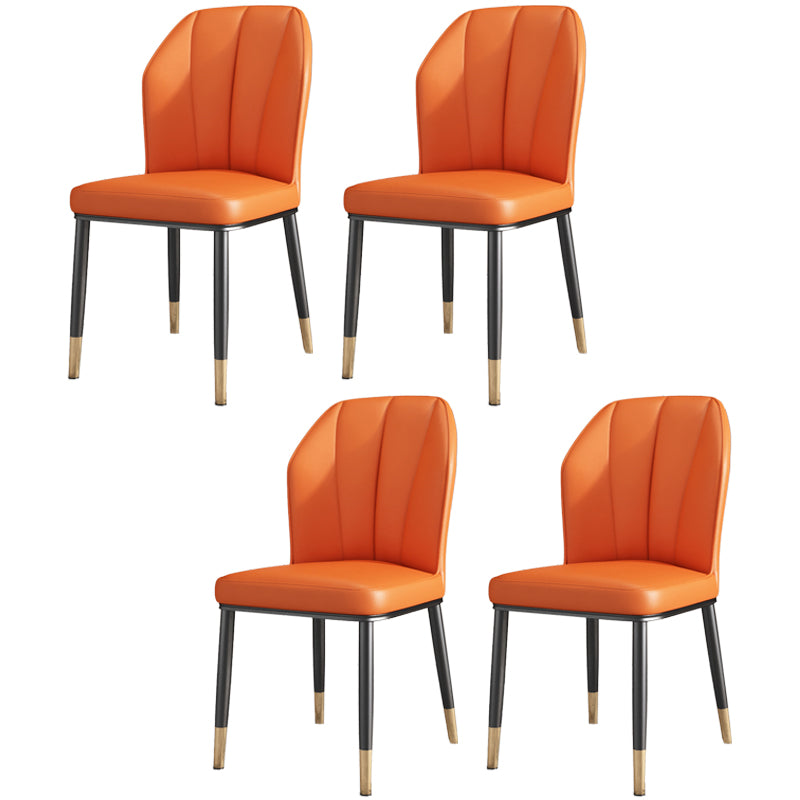 Luxury Style Metal Chair Parsons Kitchen Dining Side Chair for Dinning Room