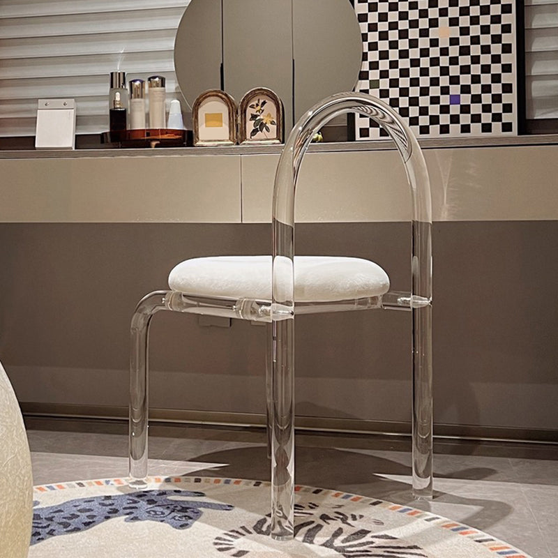 Modern Simple Side Chair Plastic Frame Side Dining Chair for Home Use