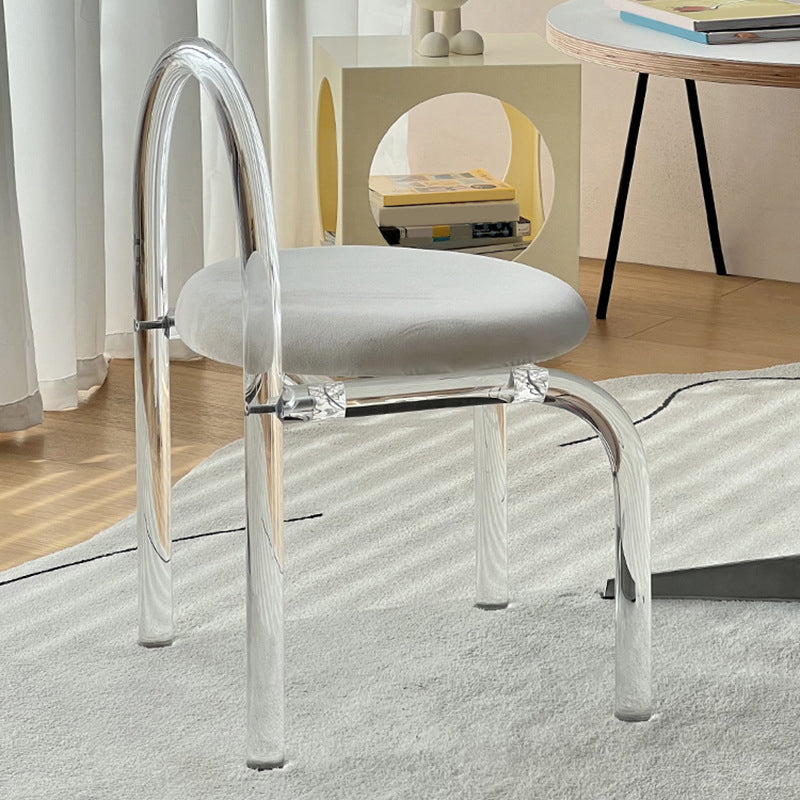 Modern Simple Side Chair Plastic Frame Side Dining Chair for Home Use