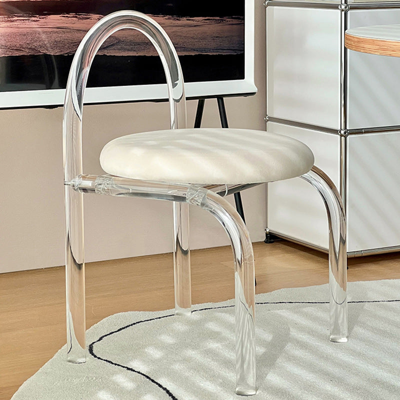 Modern Simple Side Chair Plastic Frame Side Dining Chair for Home Use