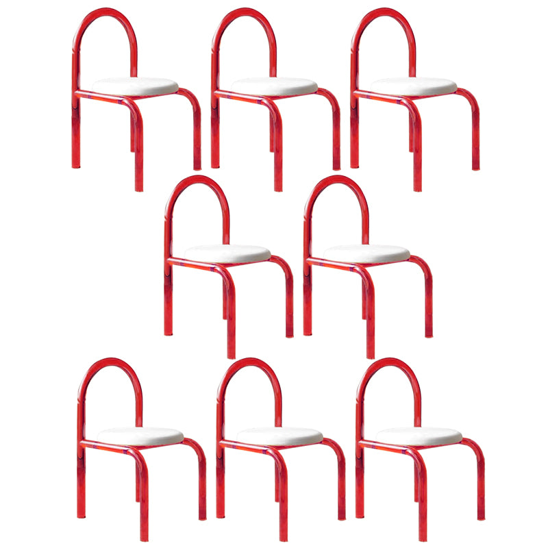 Modern Simple Side Chair Plastic Frame Side Dining Chair for Home Use