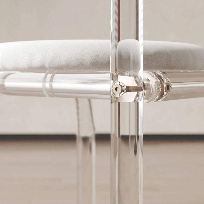 Modern Simple Side Chair Plastic Frame Side Dining Chair for Home Use