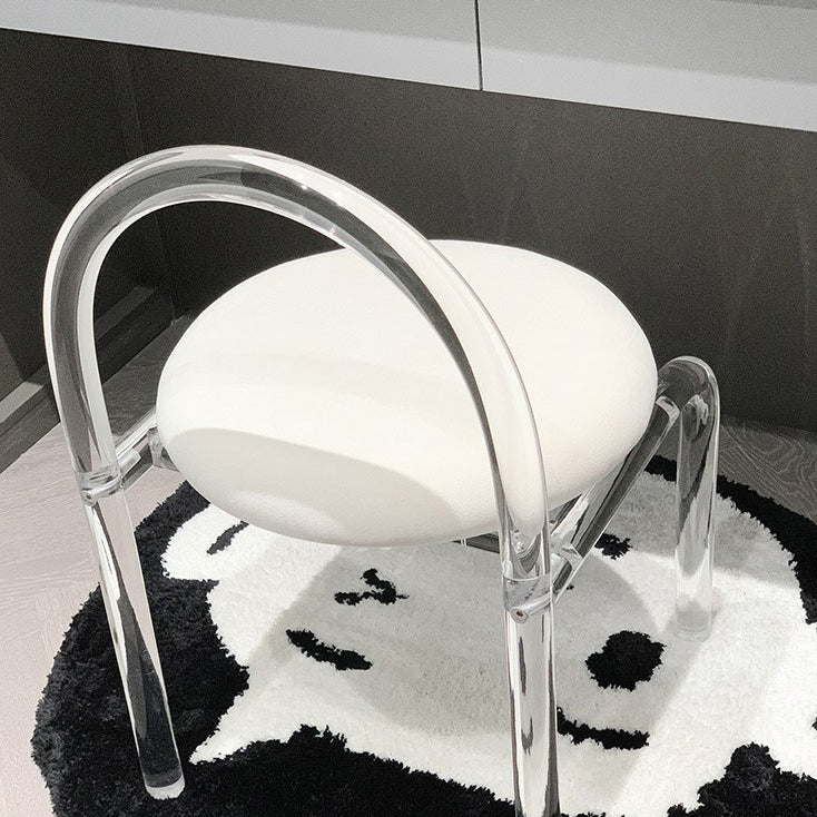 Modern Simple Side Chair Plastic Frame Side Dining Chair for Home Use