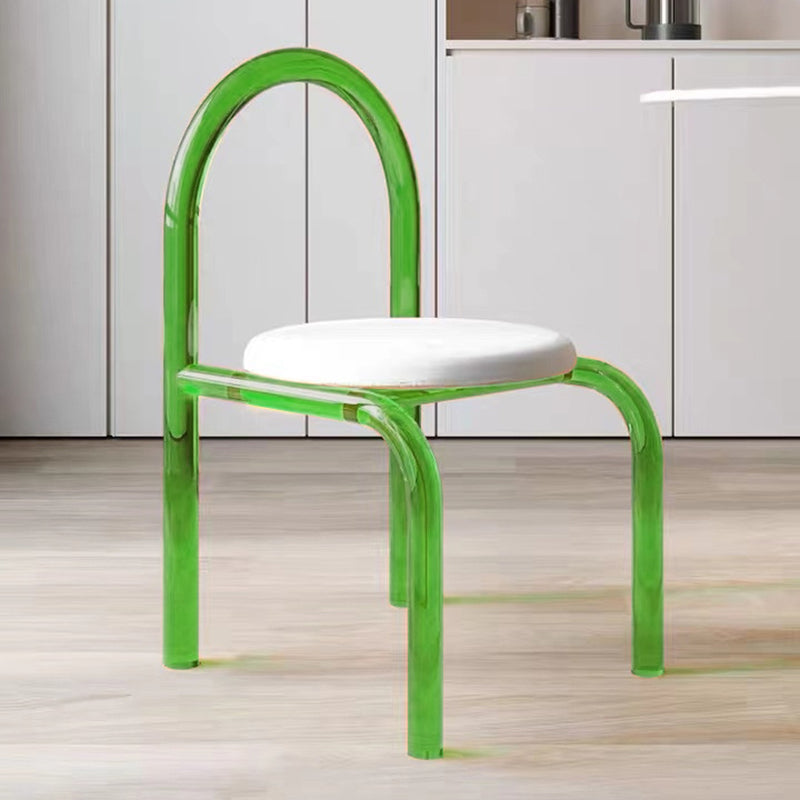 Modern Simple Side Chair Plastic Frame Side Dining Chair for Home Use