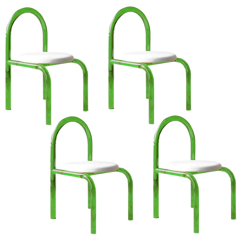Modern Simple Side Chair Plastic Frame Side Dining Chair for Home Use