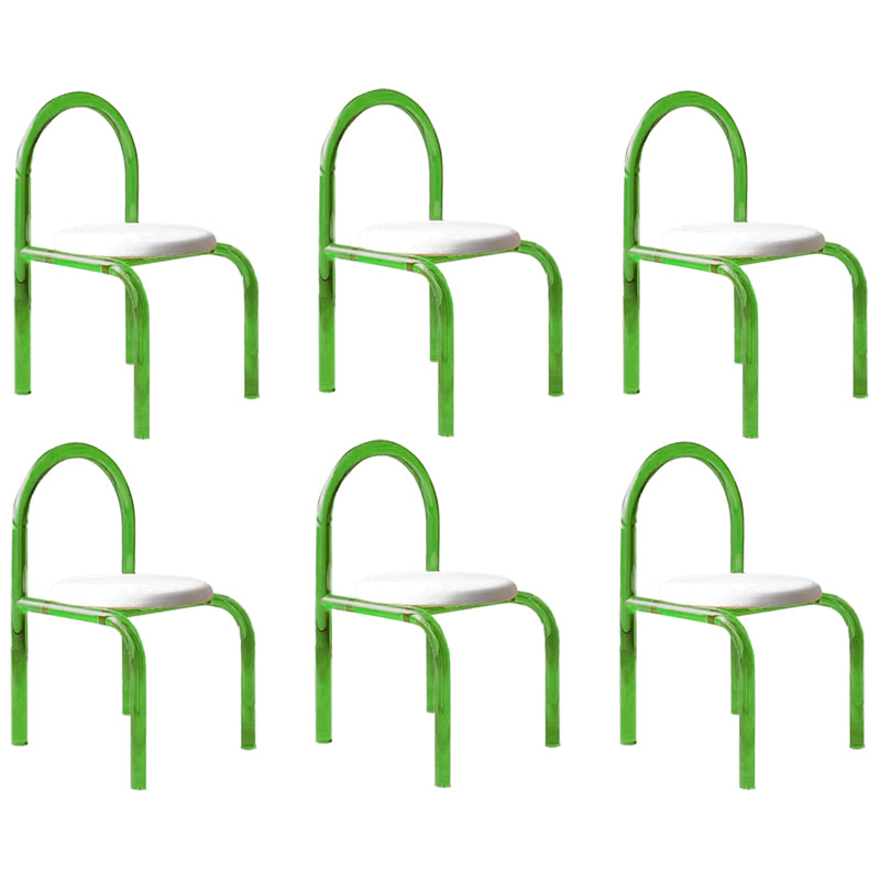 Modern Simple Side Chair Plastic Frame Side Dining Chair for Home Use
