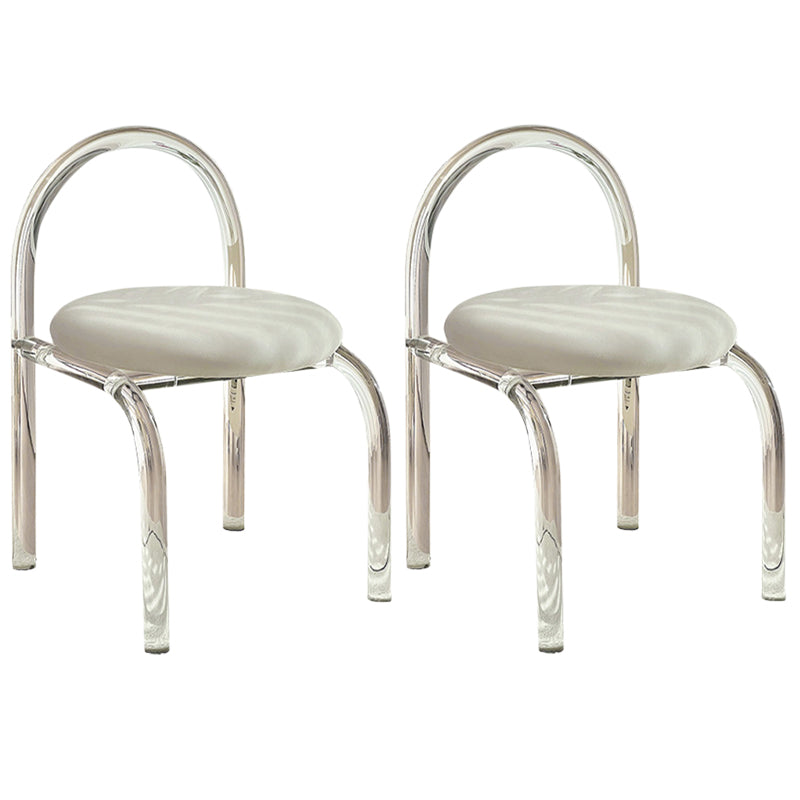 Modern Simple Side Chair Plastic Frame Side Dining Chair for Home Use