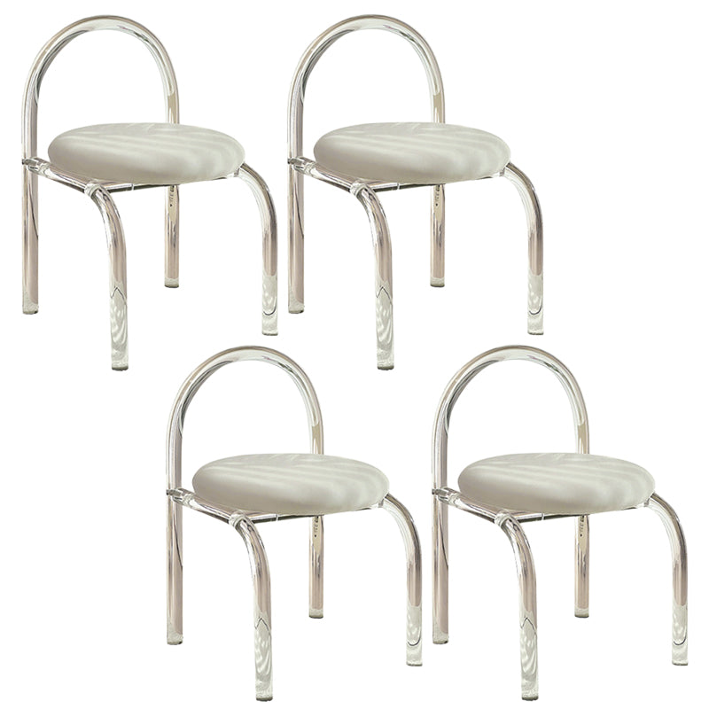 Modern Simple Side Chair Plastic Frame Side Dining Chair for Home Use