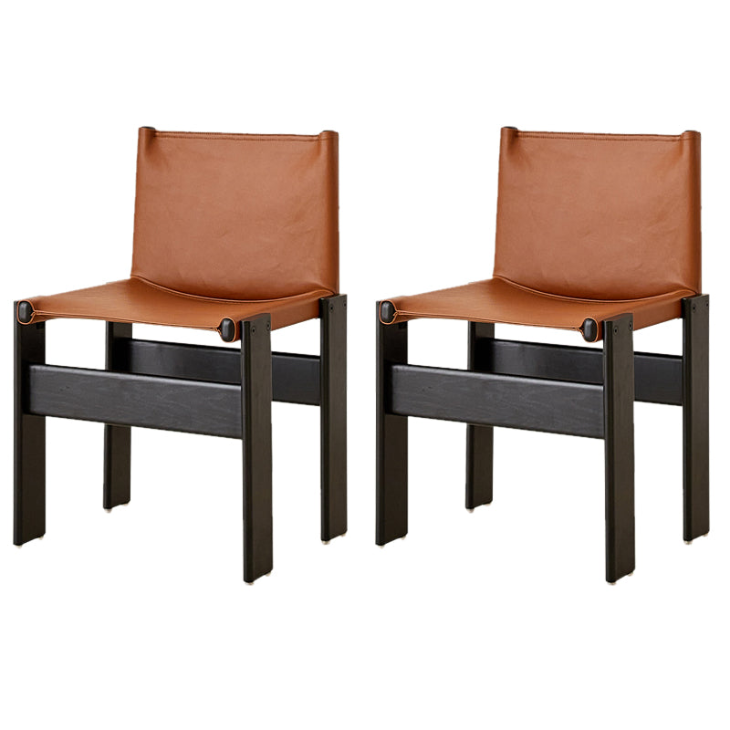 Modern Simple Side Chair Solid Wood Side Dining Chair for Bedroom