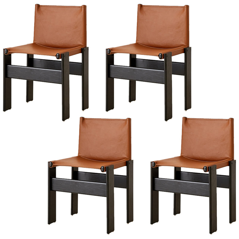 Modern Simple Side Chair Solid Wood Side Dining Chair for Bedroom